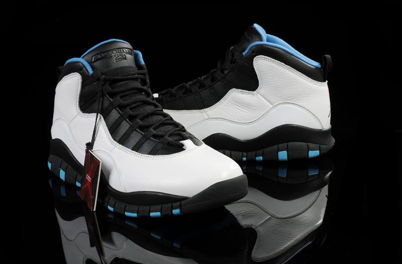 Sale Online Air Jordan 10 (X) Retro Mens White/Blue